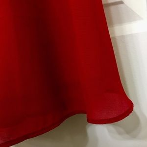 Never worn red spaghetti strap dress